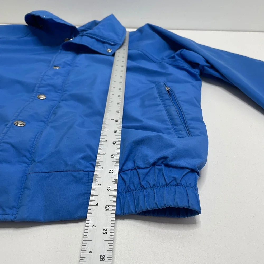 Vtg Rare North Face Gore-Tex Ski Suit Set Blue Side Zip Pant Jacket L 90s USA